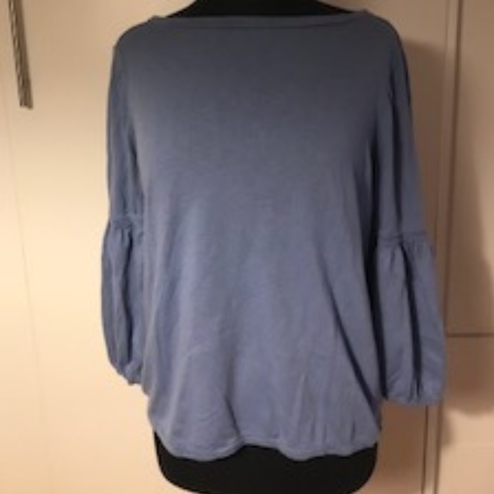 Ann Taylor Loft Periwinkle Long Sleeve Top